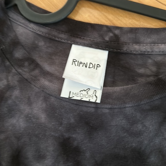 Rip dip black tie dye long sleeve t shirt - Picture 3 of 3